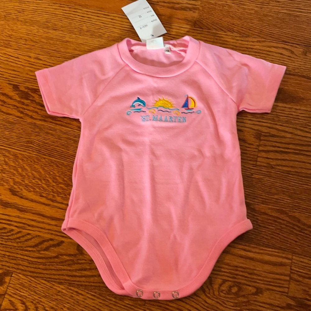 Pink new onesie shirt sleeve